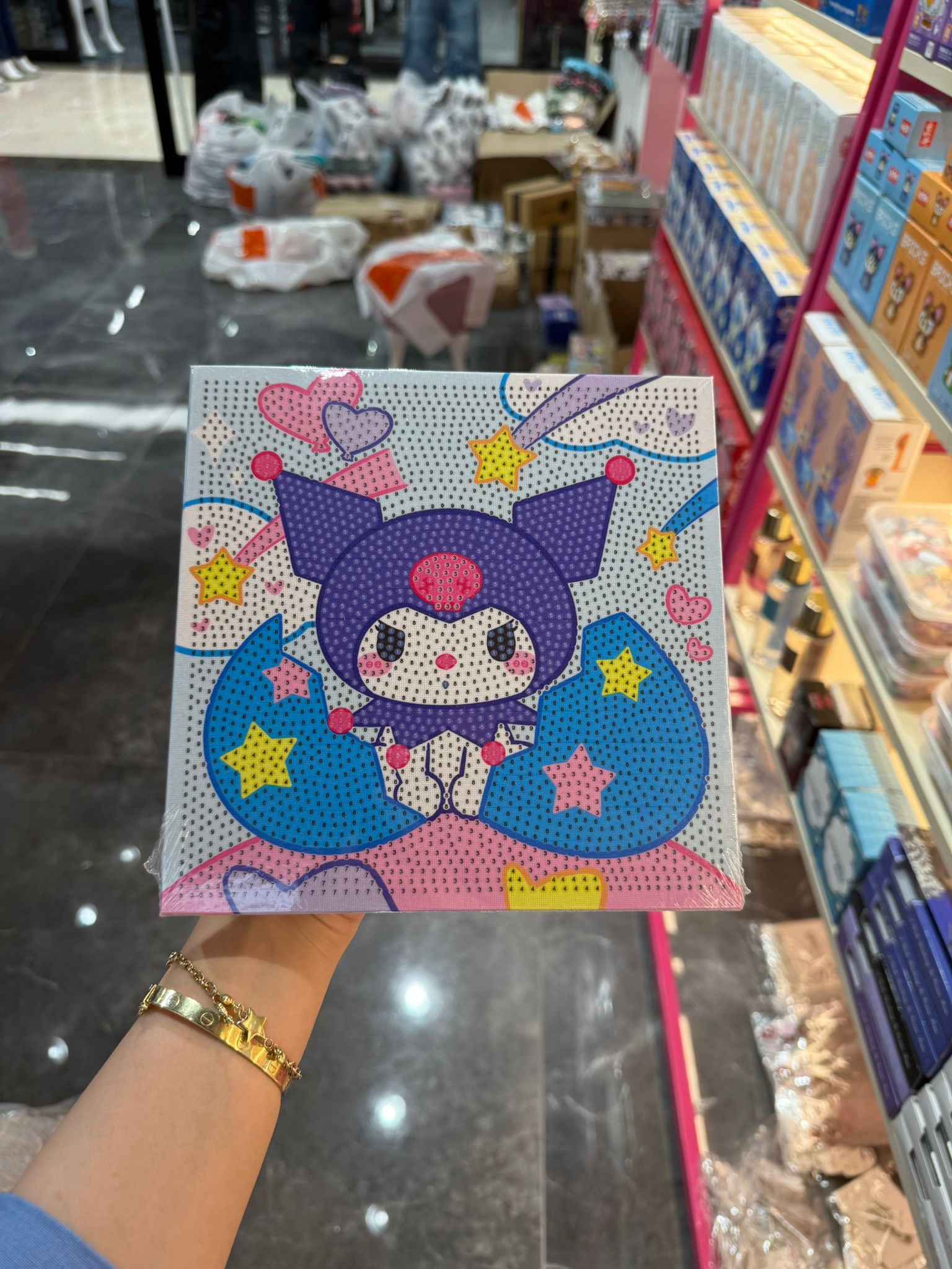 Star Kuromi Taşlama Pano