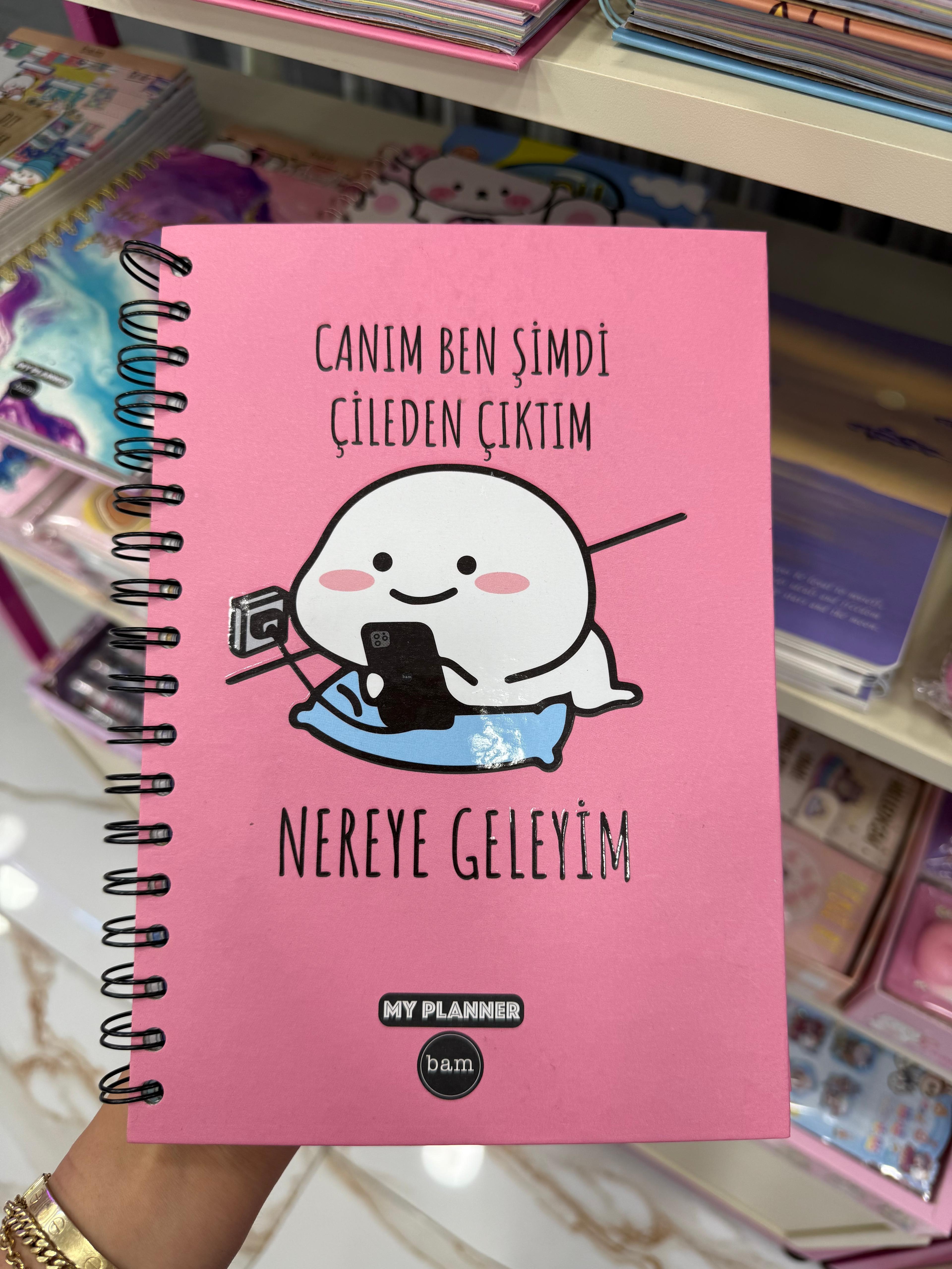 Çileden Çıktım Tatlı Tasarımlı Konuşan Ajanda