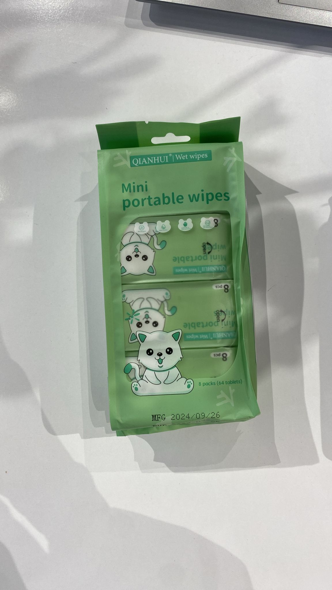 Cat Desenli Cep 8 Li Islak Mendil