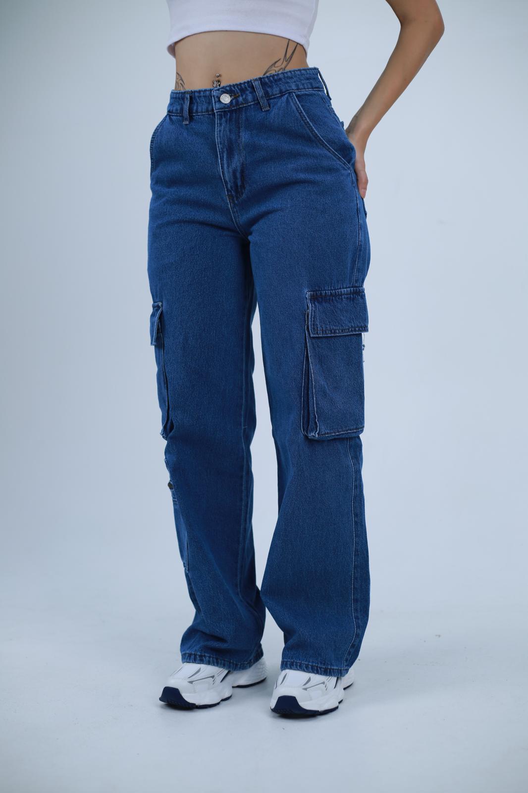 Mavi Kargo Cepli Baggy Unisex Jean