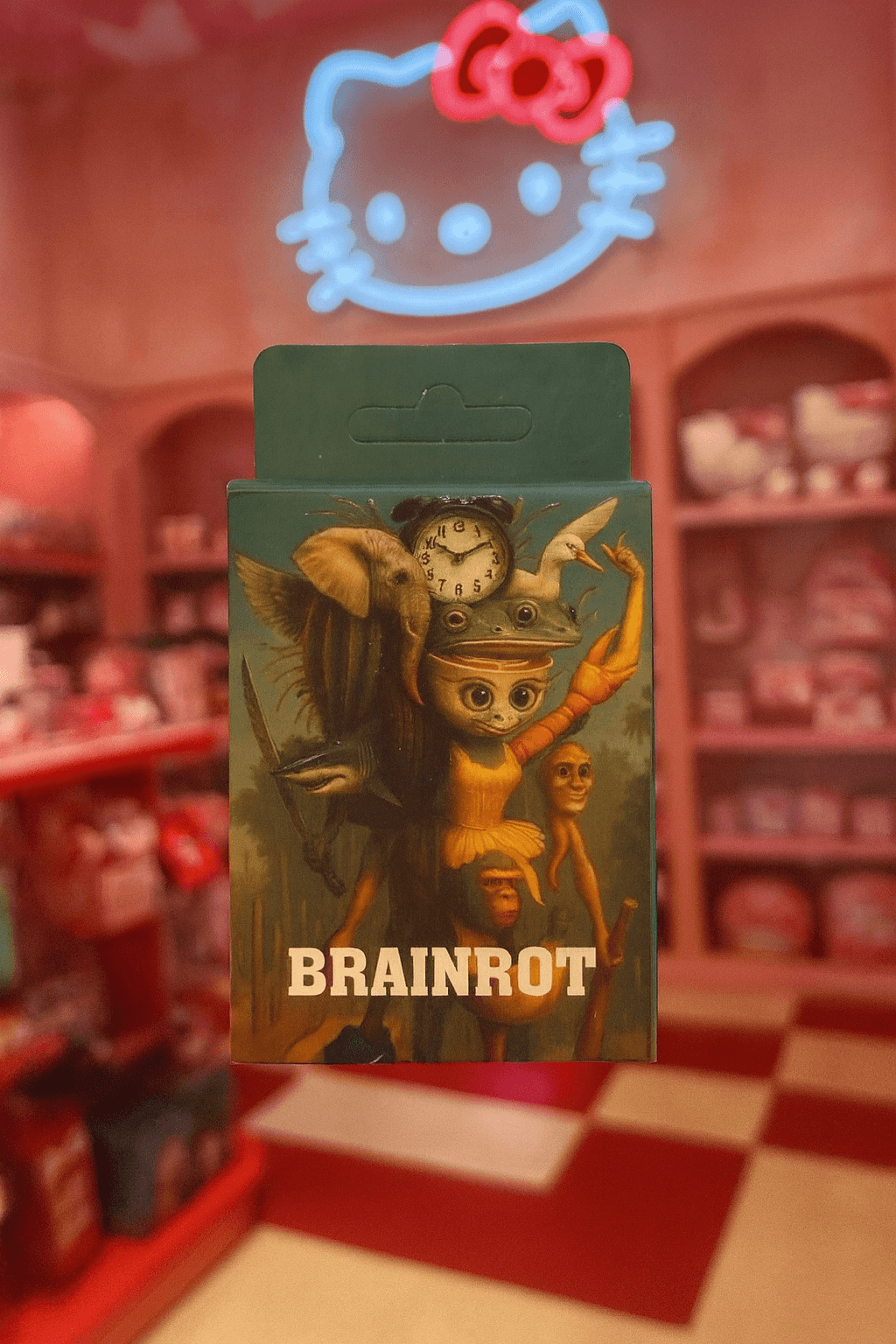 Brainrot iskambil Poker Kart