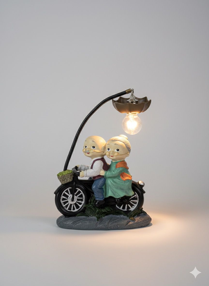 Cute Lovers Işıklı Biblo Figür