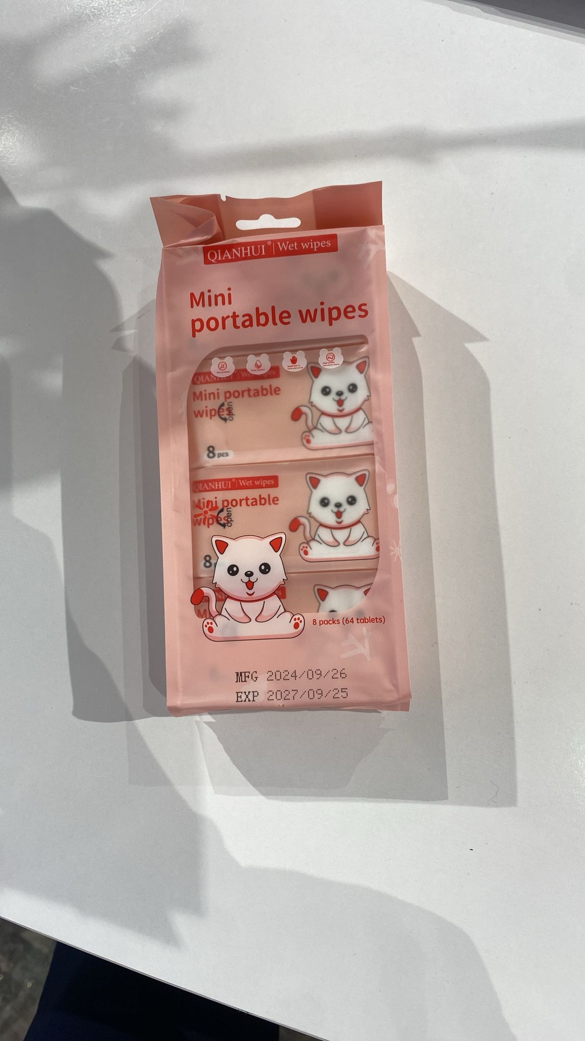 Cat Desenli Cep 8 Li Islak Mendil