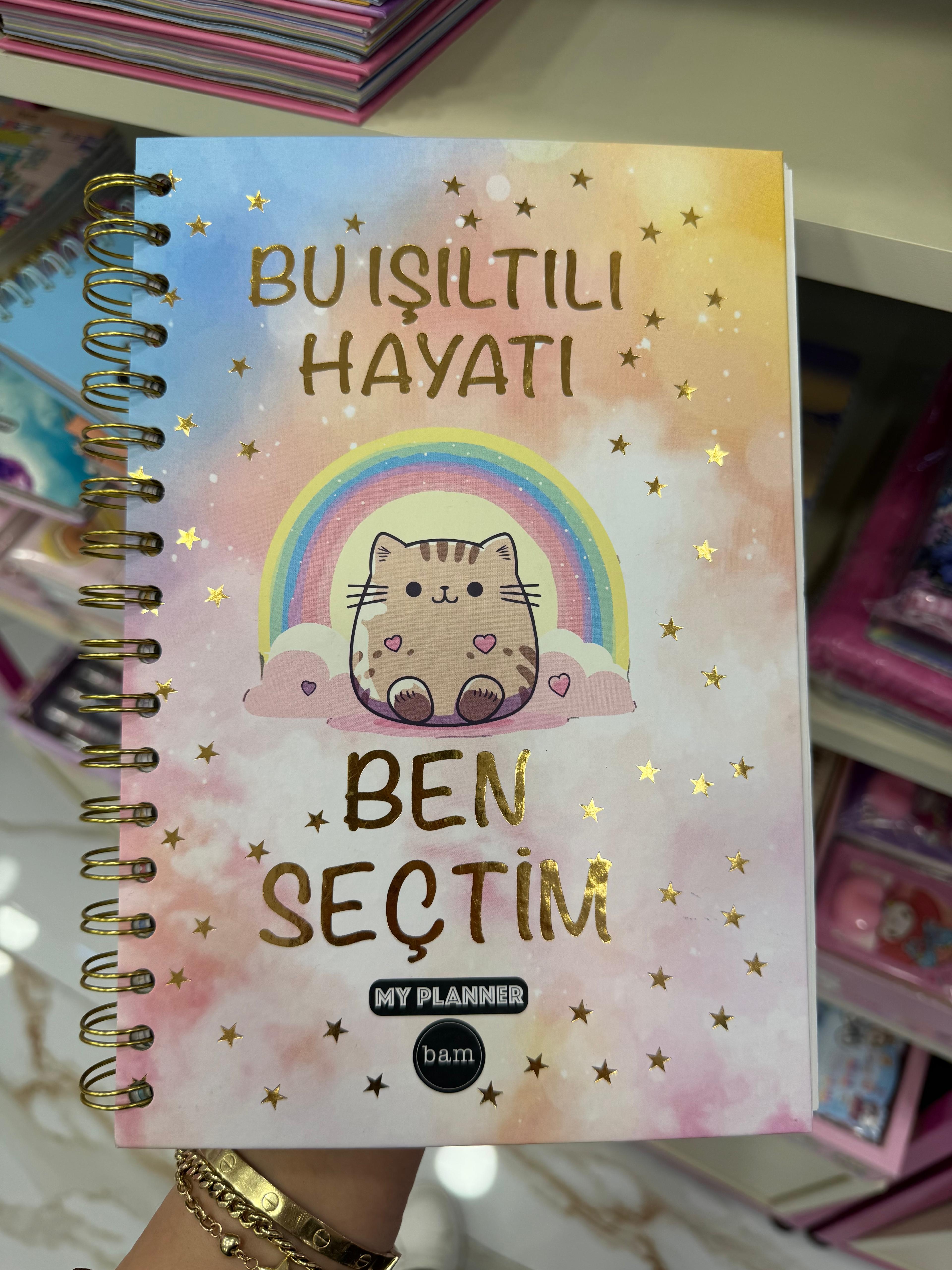 Bu Işıltılı Hayatı Ben Seçtim Tasarımlı Konuşan Ajanda