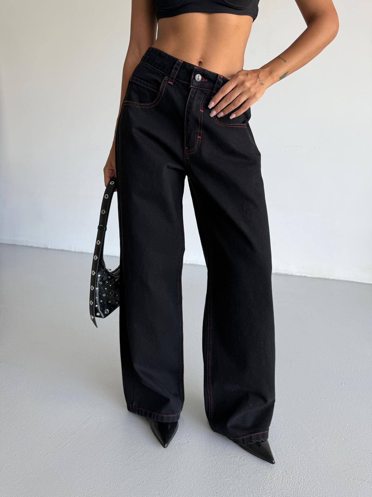 Red Skull Baggy Unisex Jean