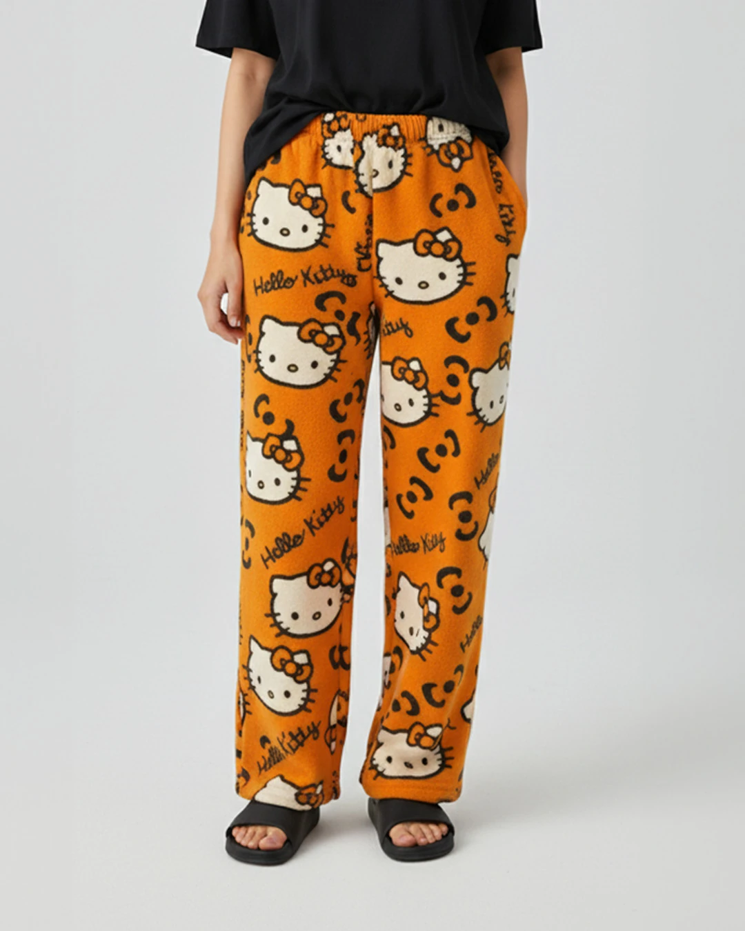 Halloween Turuncu Hello Kitty Pijama