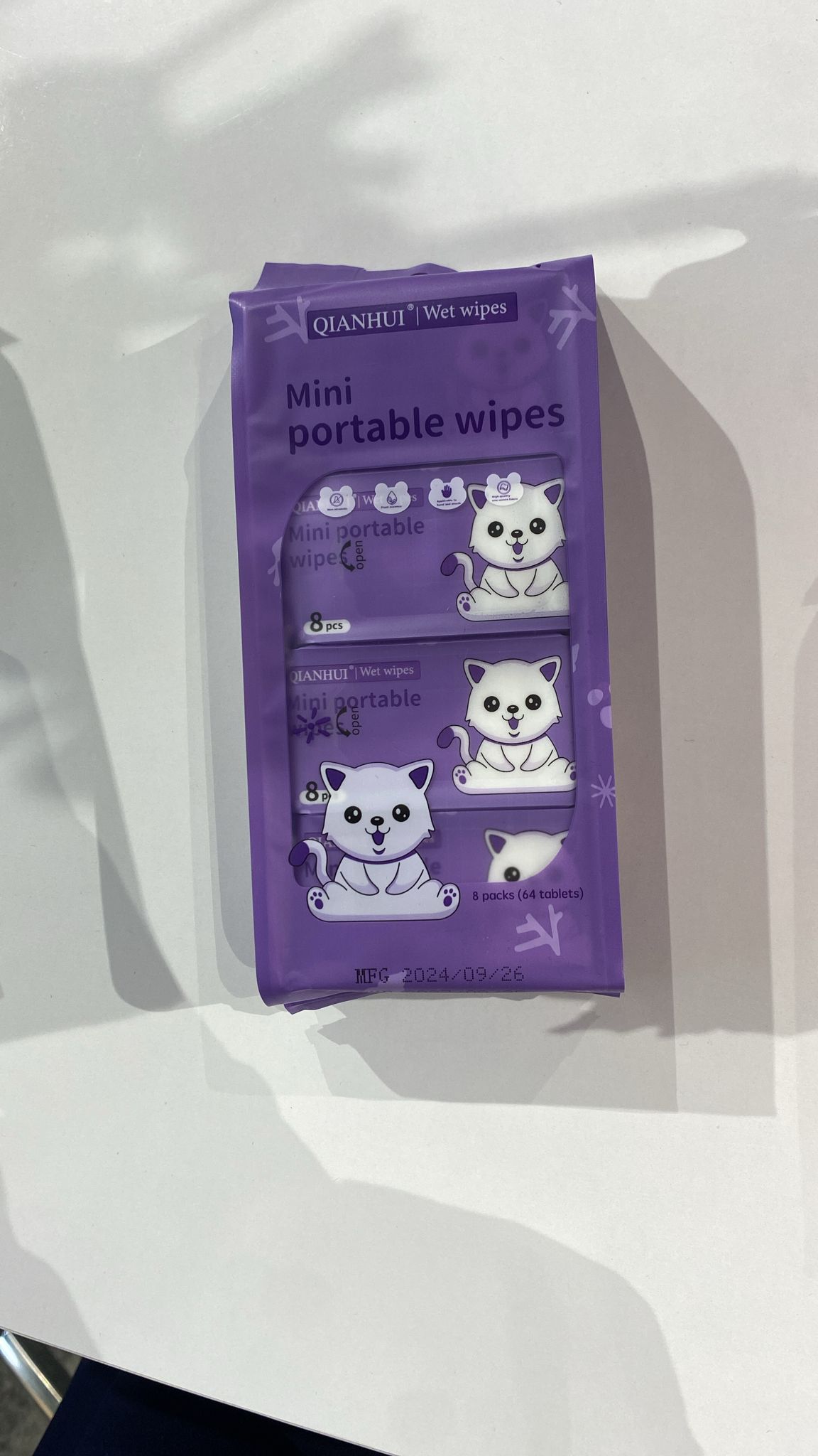 Cat Desenli Cep 8 Li Islak Mendil