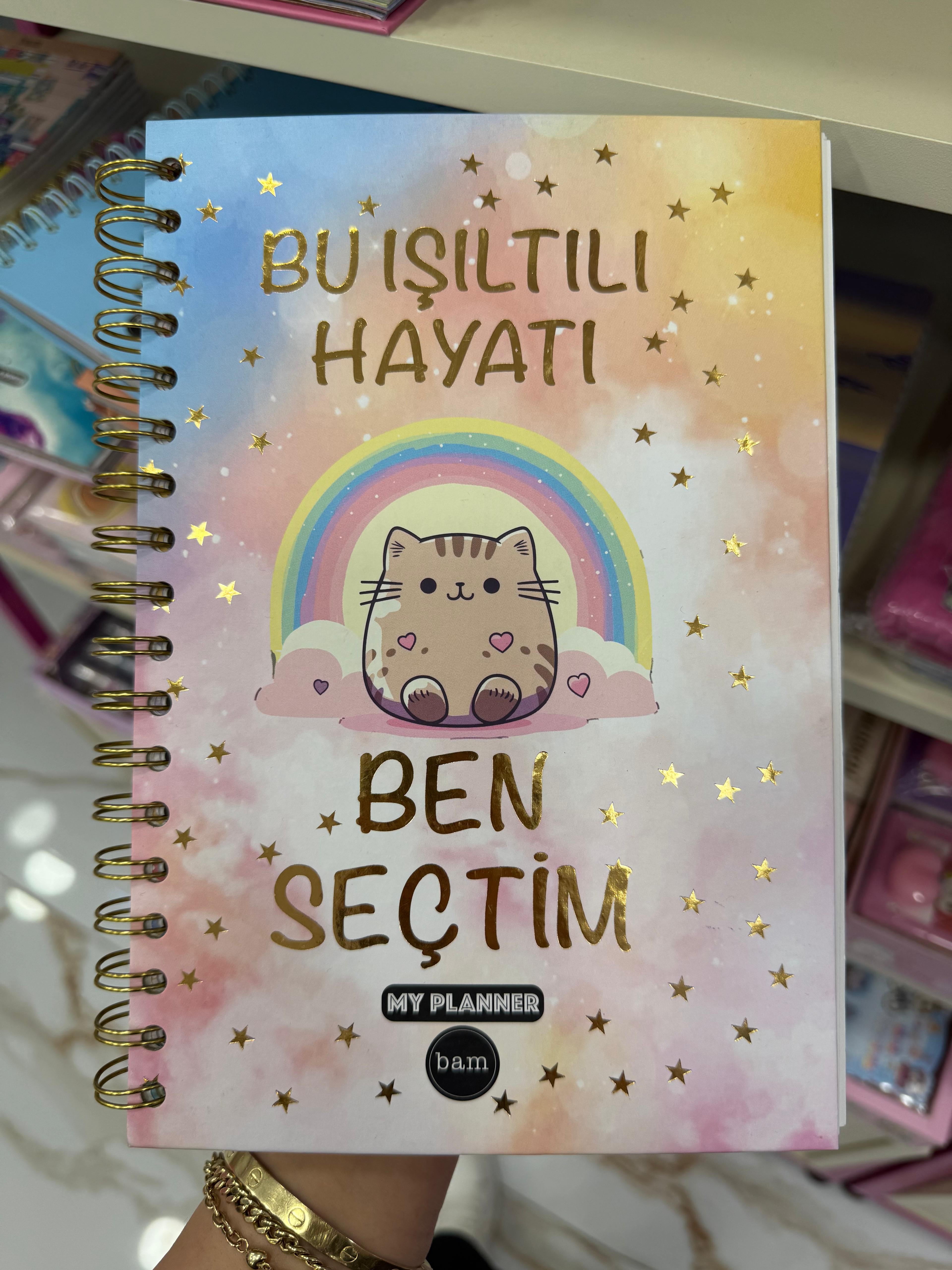 Bu Işıltılı Hayatı Ben Seçtim Tasarımlı Konuşan Ajanda