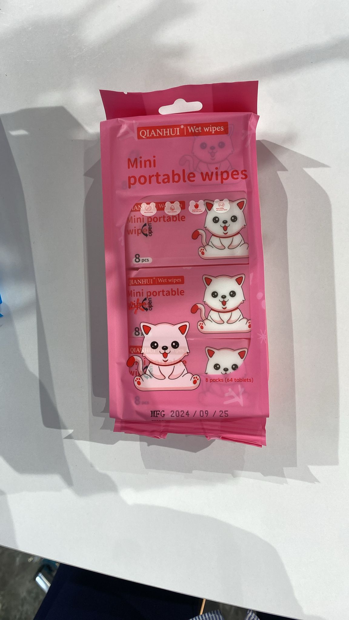 Cat Desenli Cep 8 Li Islak Mendil