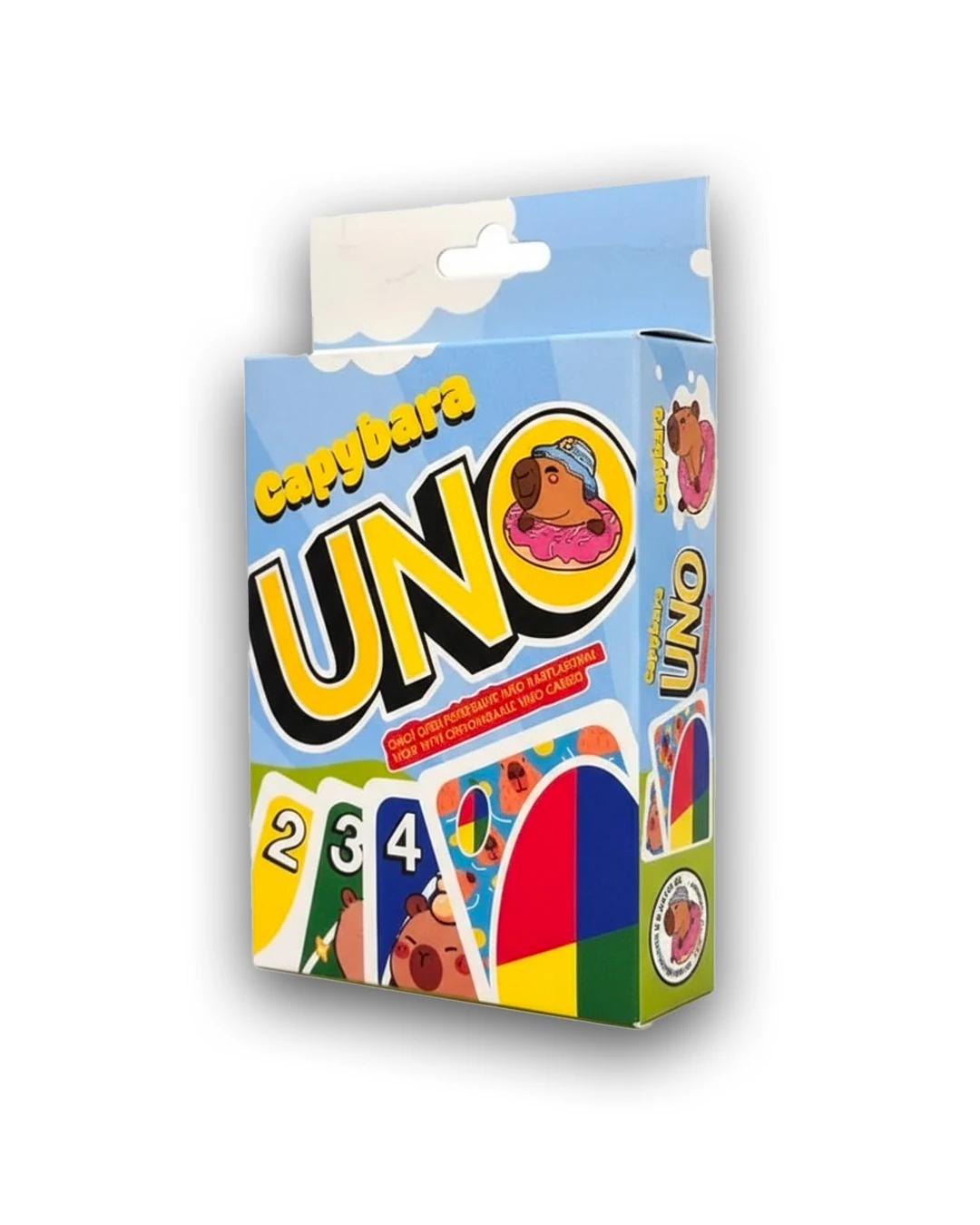 Capybara Uno Serisi Eğlenceli Kart Oyunu