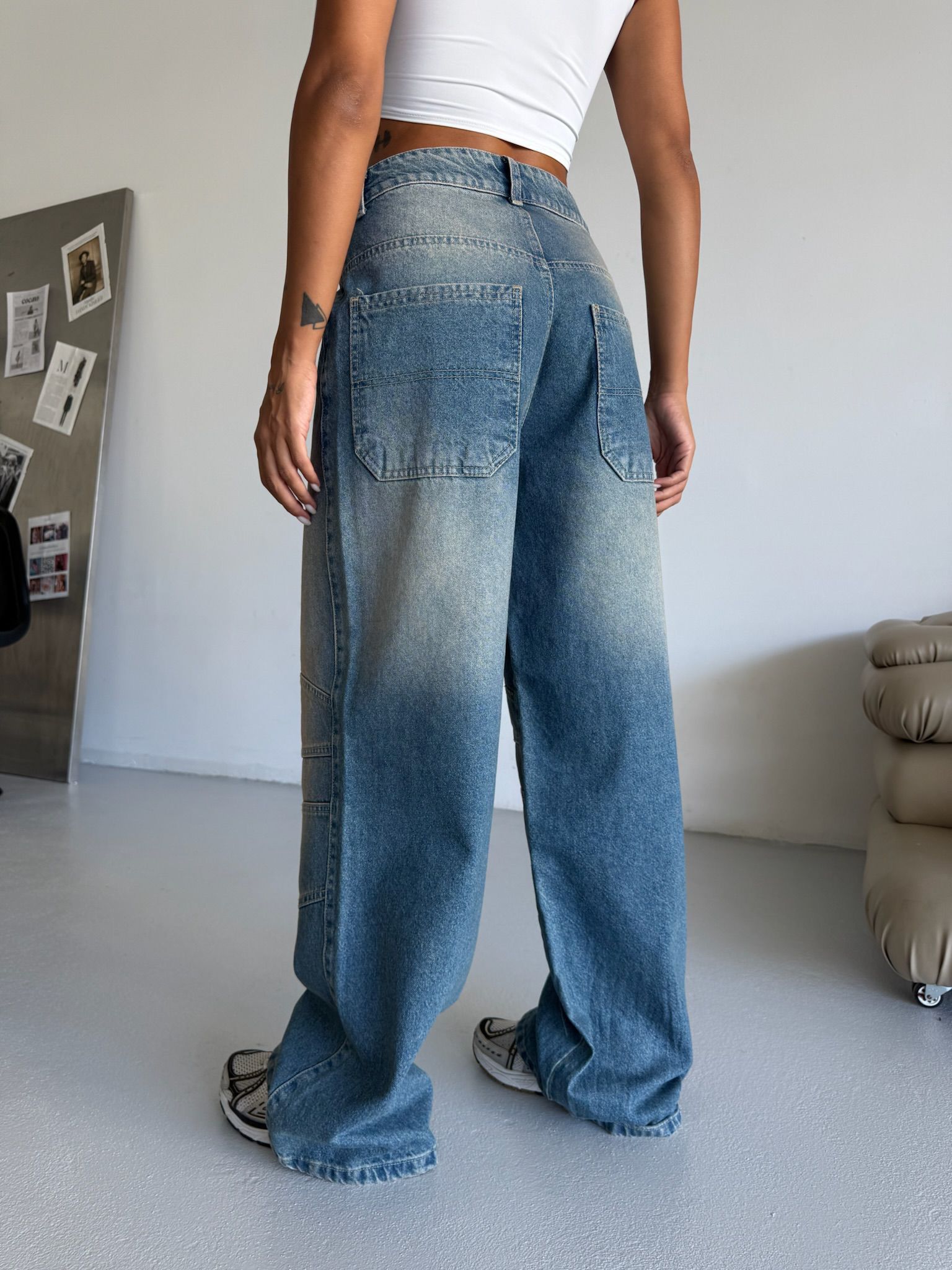 Paris Blue Baggy Unisex Jean