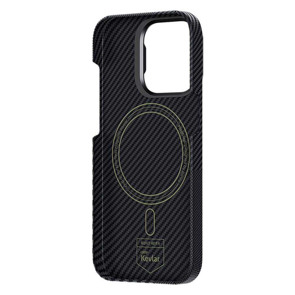 iPhone 14 Pro Max Kılıf Magsafe Şarj Özellikli Karbon Fiber Benks Montage ArmorAir Kevlar Kılıf