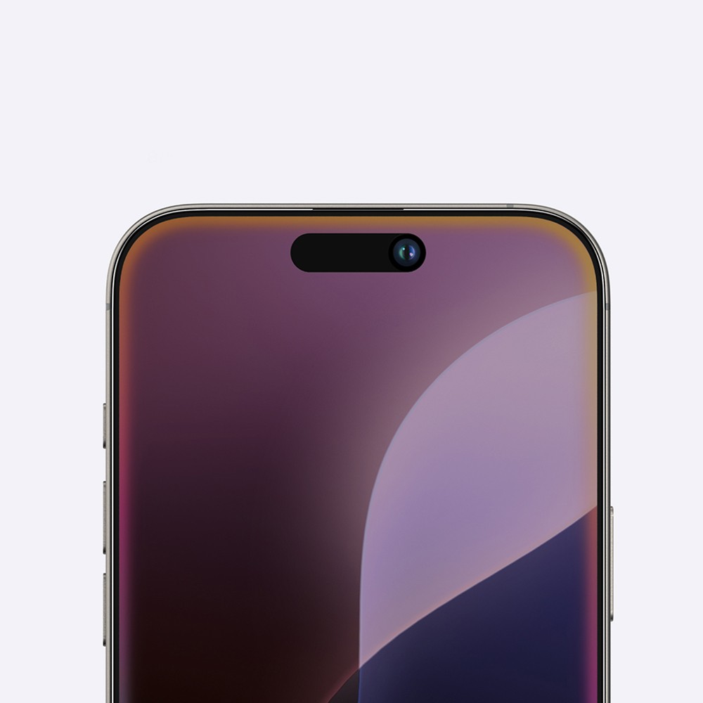 Apple iPhone 16 Pro Max Amazingthing Radix Privacy Parmak İzi Bırakmayan Temperli Cam Ekran Koruyucu