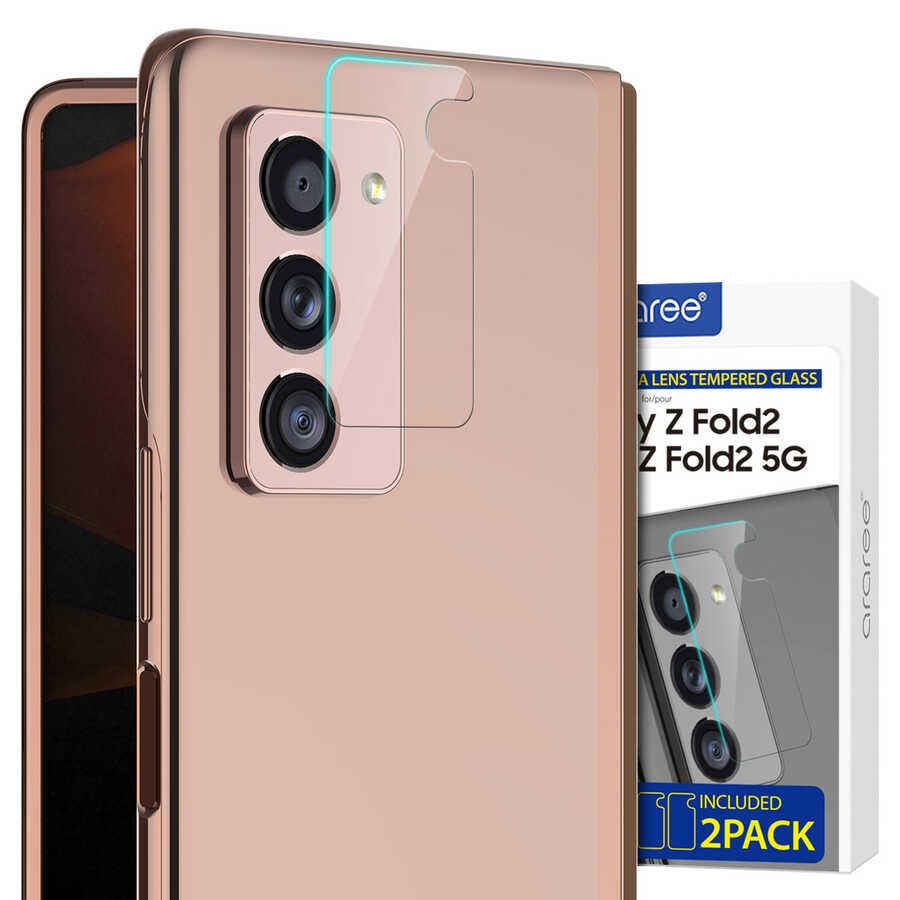 Galaxy Z Fold 2 Araree C-Subcore Temperli Kamera Koruyucu