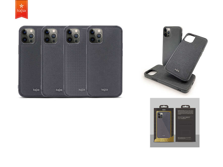 Apple iPhone 12 Kılıf Kajsa Preppie Serisi Dark Kapak