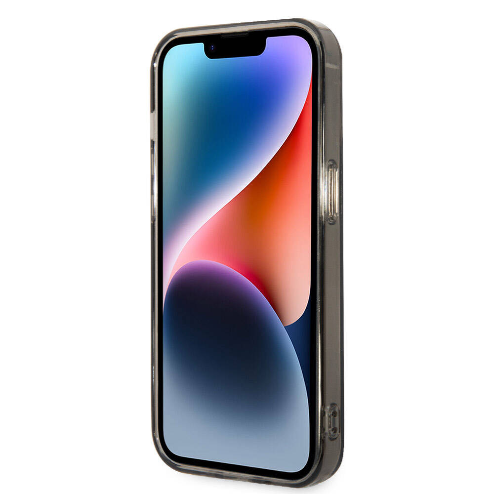 Apple iPhone 15 Pro Kılıf Lacoste Orjinal Lisanslı M-safe Şarj Özellikli Transparan Timsah Logo Baskılı Kapak