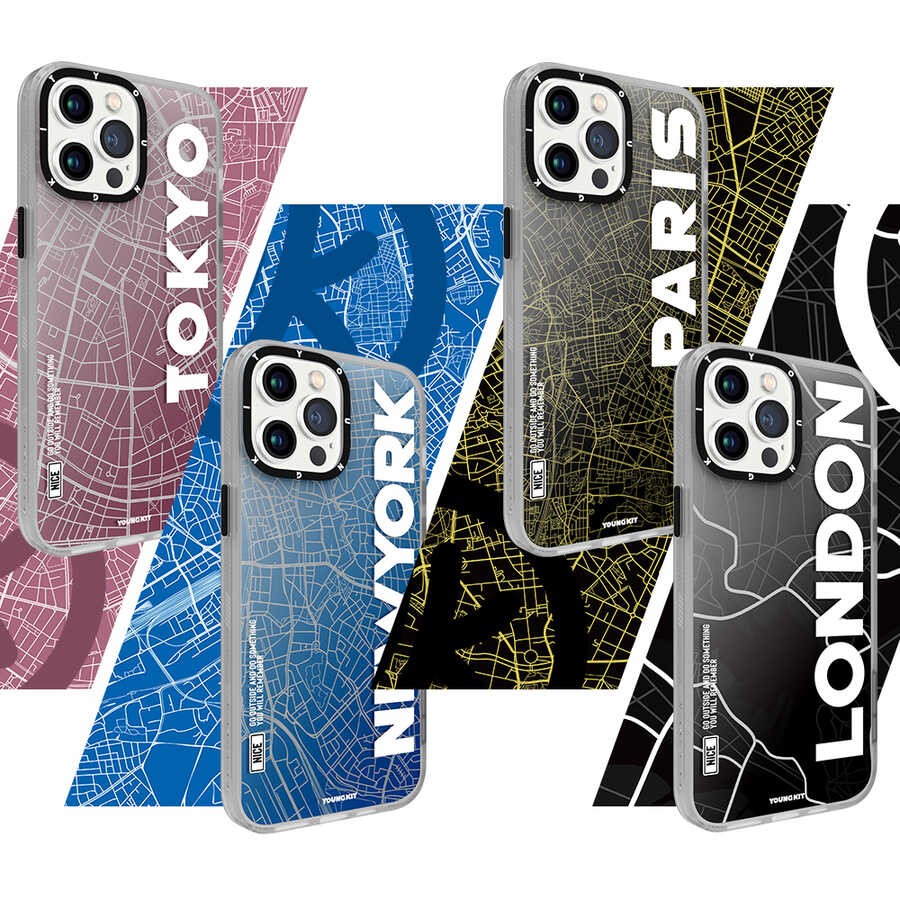 Apple iPhone 13 Pro Kılıf YoungKit World Trip Serisi Kapak