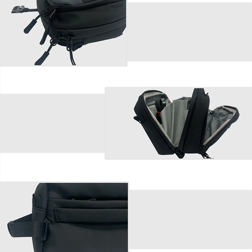 Lenyes LB561 Su Geçirmez Aşınmaya ve Çizilmeye Dayanıklı Çapraz Vücut Askılı Aksesuar Çantası 25.5cm