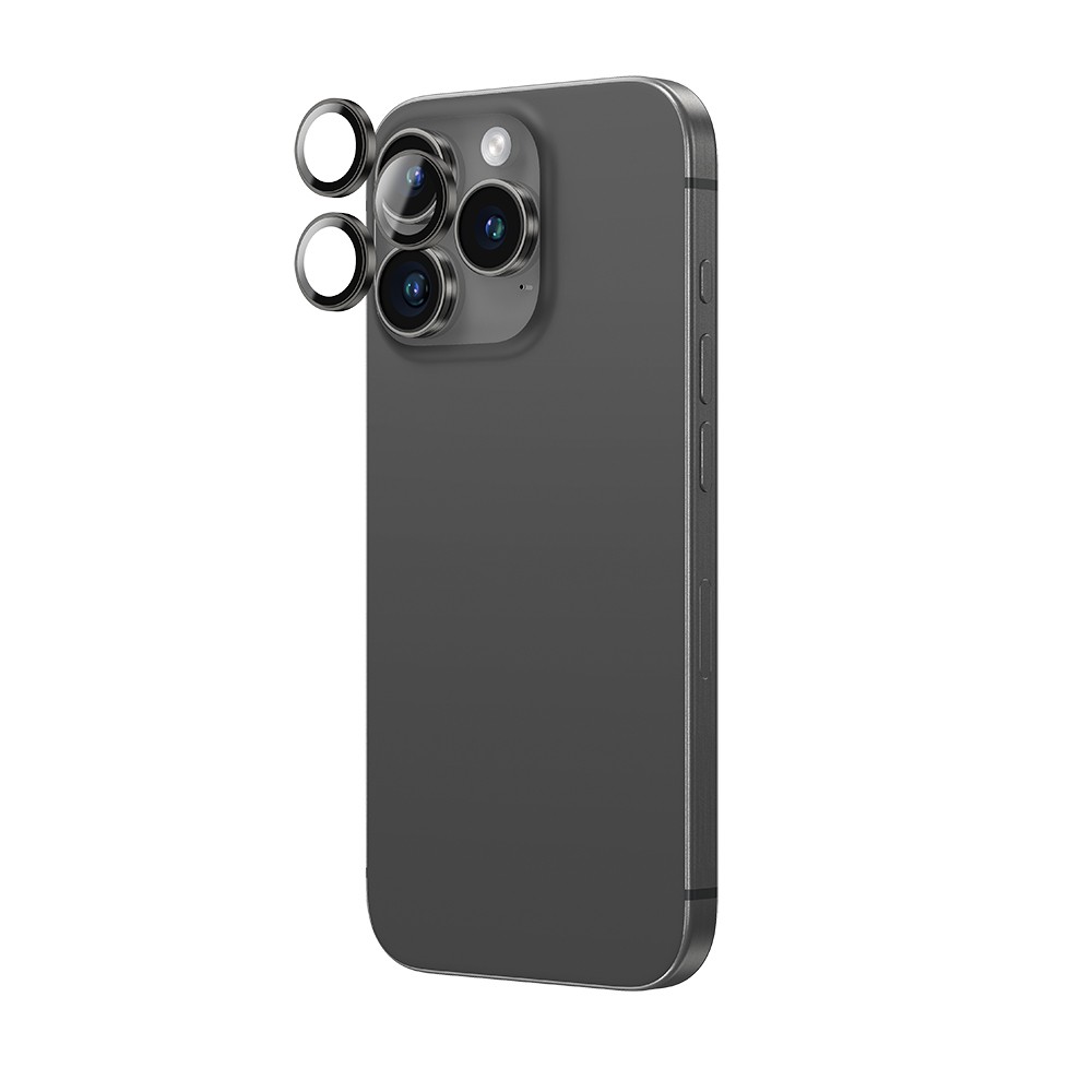 Apple iPhone 16 Pro Amazingthing Anti Reflective Kamera Lens Koruyucu + Kolay Uygulama Aparatlı