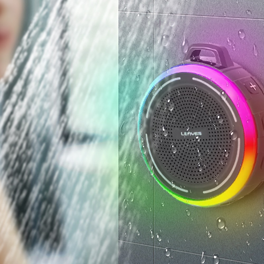 Lenyes S223 RGB Işıklı Askı Aparatlı Mini Bluetooth Speaker Hoparlör v5.3