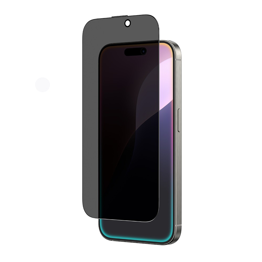 Apple iPhone 16 Amazingthing Titan Privacy Parmak İzi Bırakmayan Temperli Cam Ekran Koruyucu