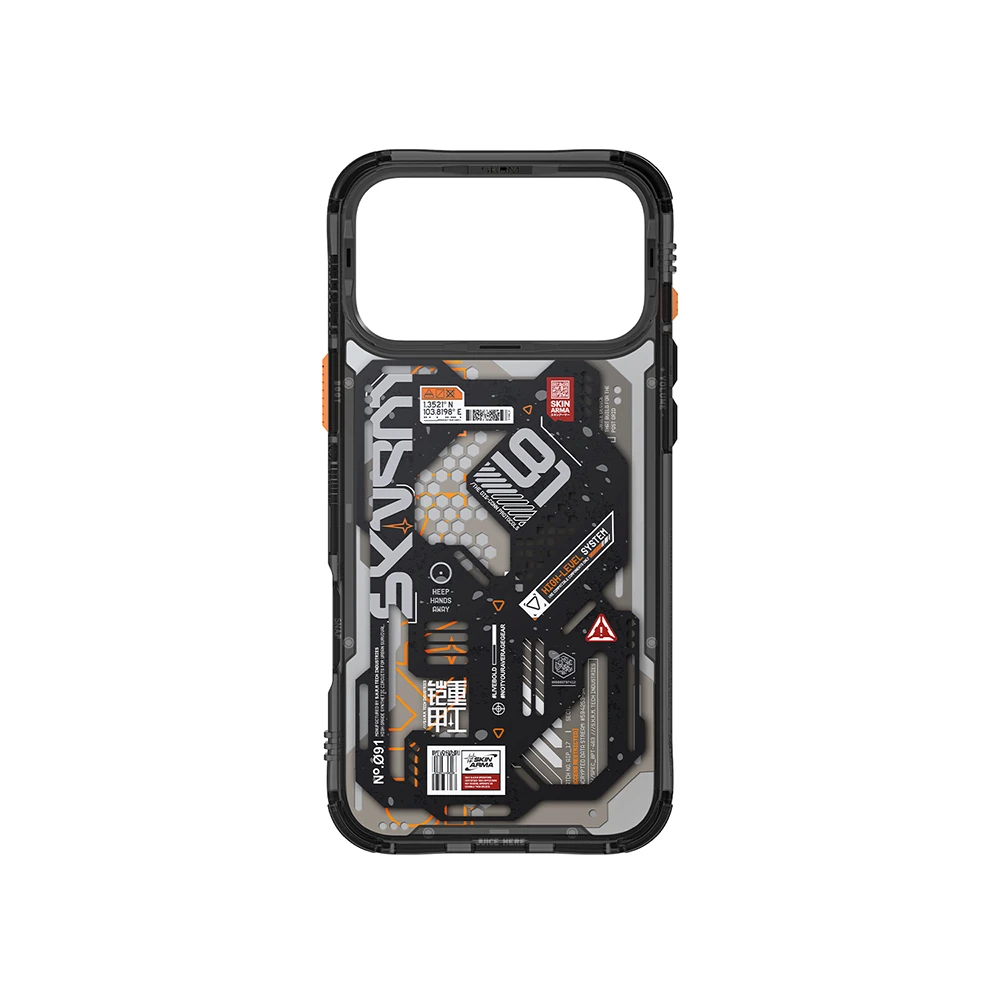 Apple iPhone 17 Pro Max Kılıf Desenli Airbag Tasarımlı Skinarma Spectra Kapak