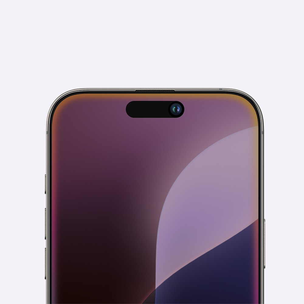 Apple iPhone 16 Pro Amazingthing Titan Privacy Parmak İzi Bırakmayan Temperli Cam Ekran Koruyucu