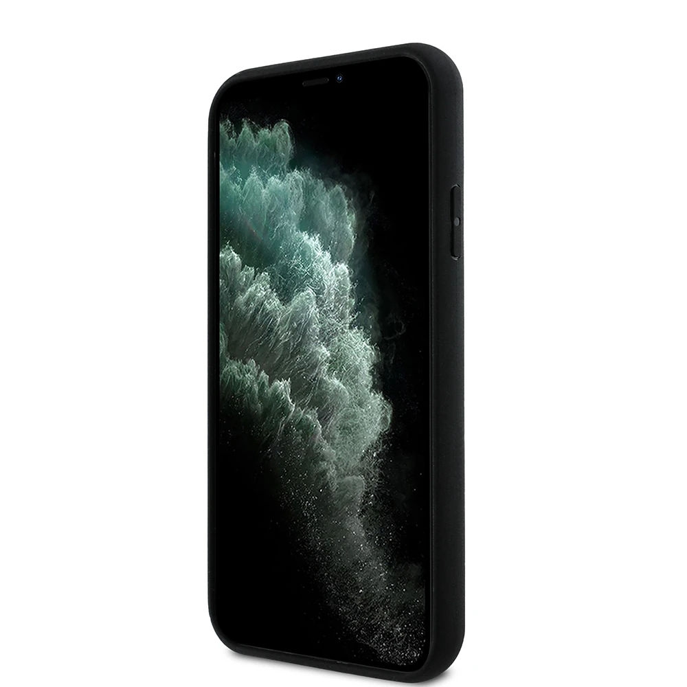 Apple iPhone 11 Kılıf Aston Martin Orjinal Lisanslı M-safe Şarj Özellikli Renkli Halka ve Karbon Fiber Tasarımlı Kapak