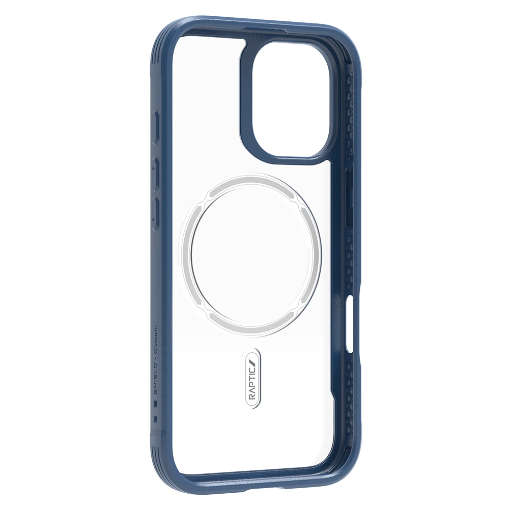 Apple iPhone 17 Kılıf M-safe Şarj Özellikli Airbagli Raptic Shield Serisi Şeffaf Arka Yüzey Kapak