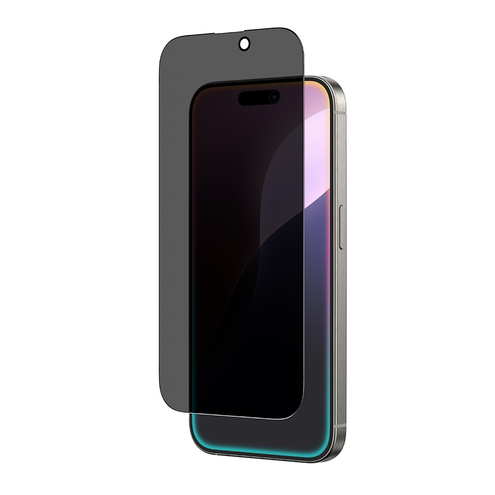 Apple iPhone 16 Pro Max Amazingthing Radix Privacy Parmak İzi Bırakmayan Temperli Cam Ekran Koruyucu