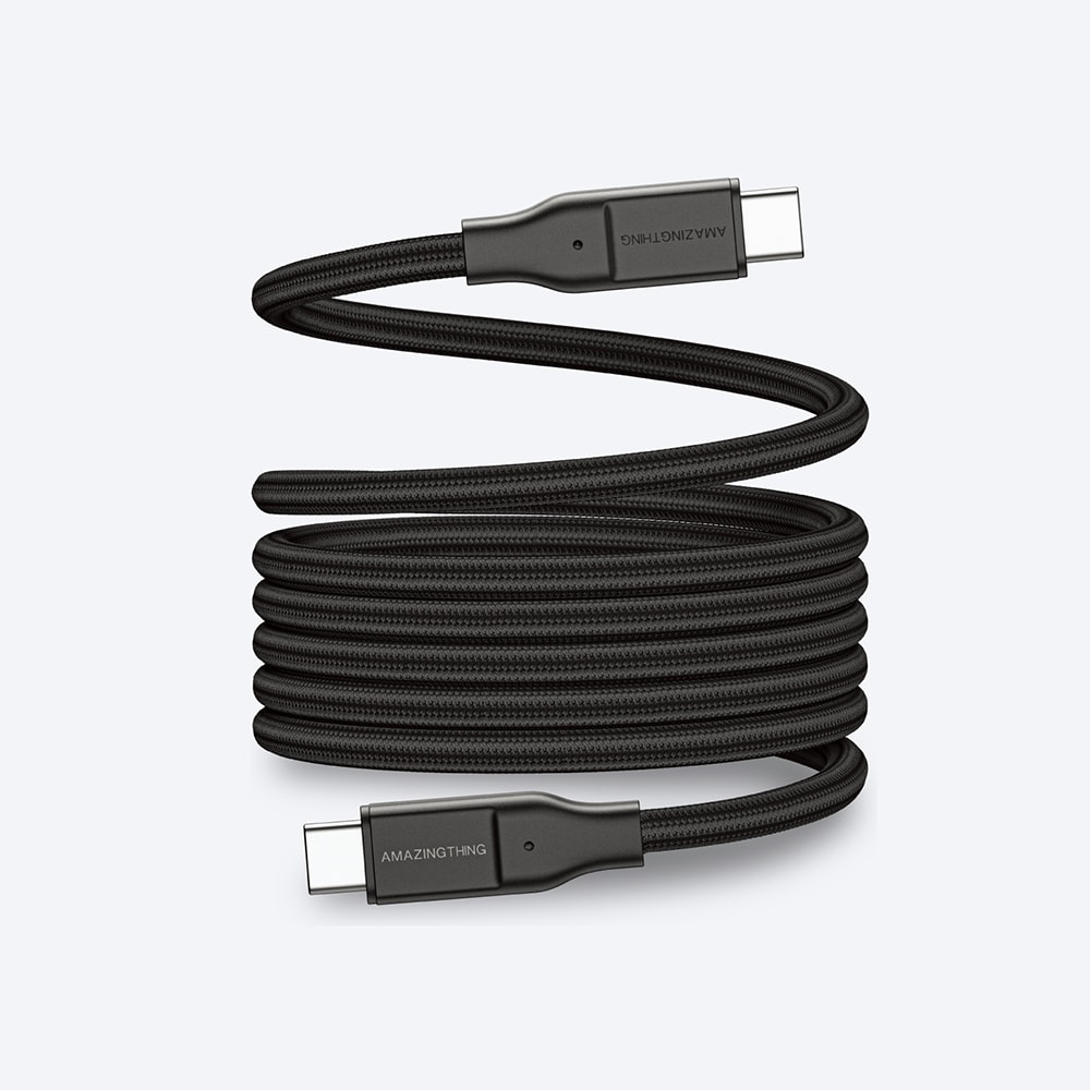 Amazingthing Magcord Serisi Magnetik Örgülü Tasarımlı Type-C to Type-C PD Data ve Şarj Kablosu 60W 1.2M