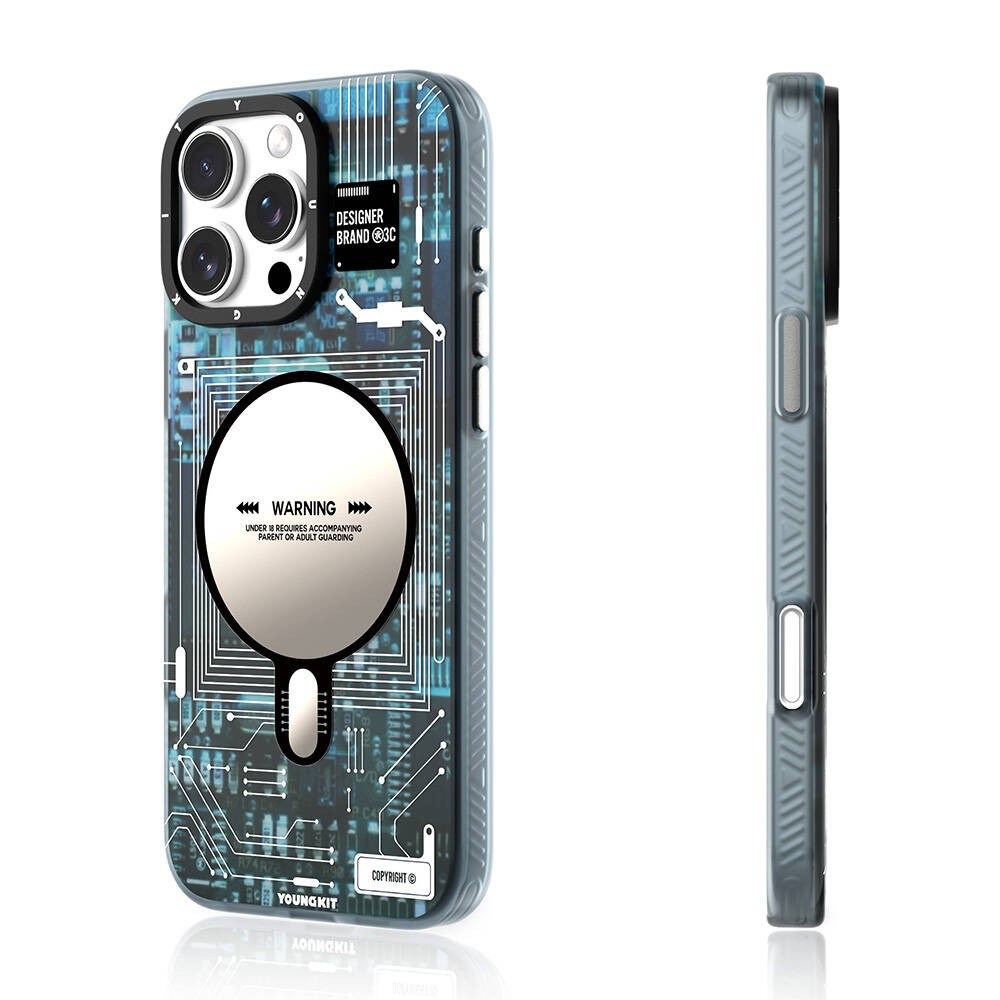 iPhone 16 Pro Max Kılıf Magsafe Şarj Özellikli YoungKit Technology Serisi Kılıf