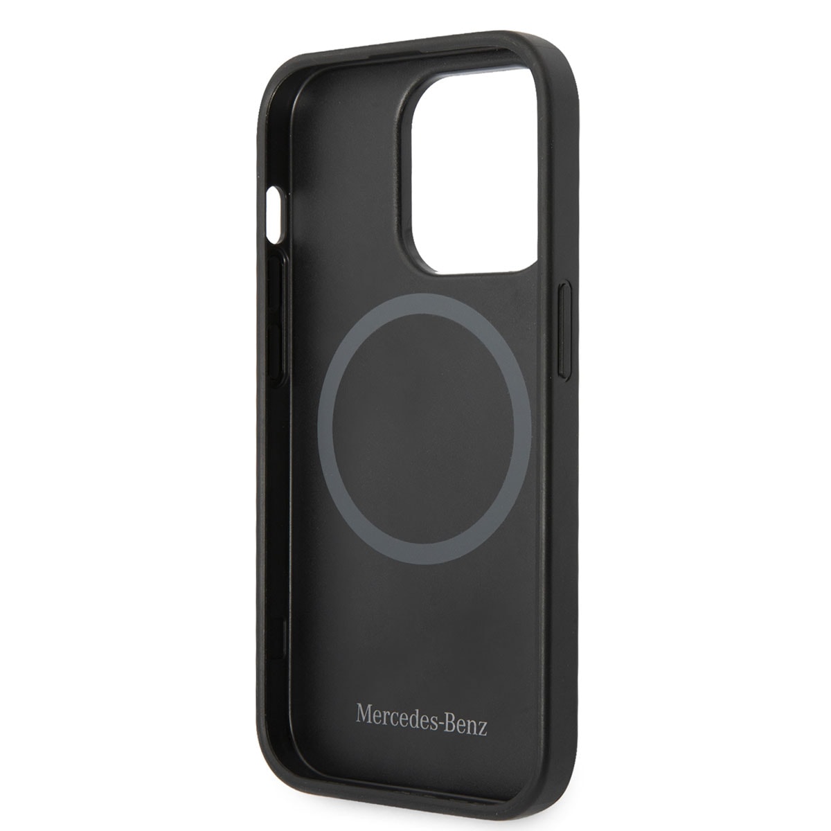 Apple iPhone 14 Pro Max Kılıf Mercedes Benz M-safe Şarj Özellikli Urban Deri Kapak
