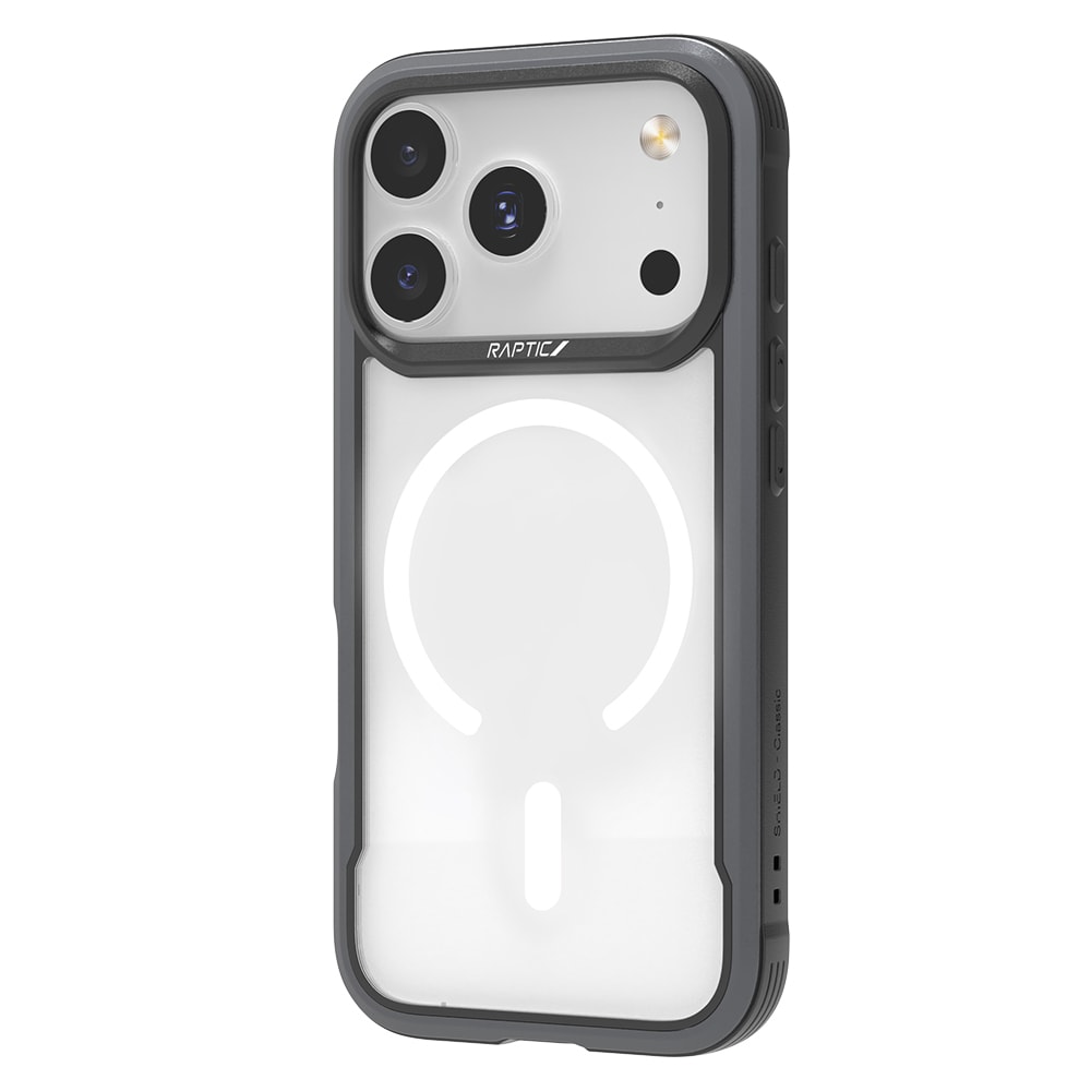 Apple iPhone 17 Pro Kılıf M-safe Şarj Özellikli Airbagli Raptic Shield Serisi Şeffaf Arka Yüzey Kapak