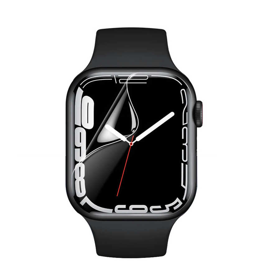 Apple Watch 7 45mm Go Des 2 in 1 Ekran Koruyucu