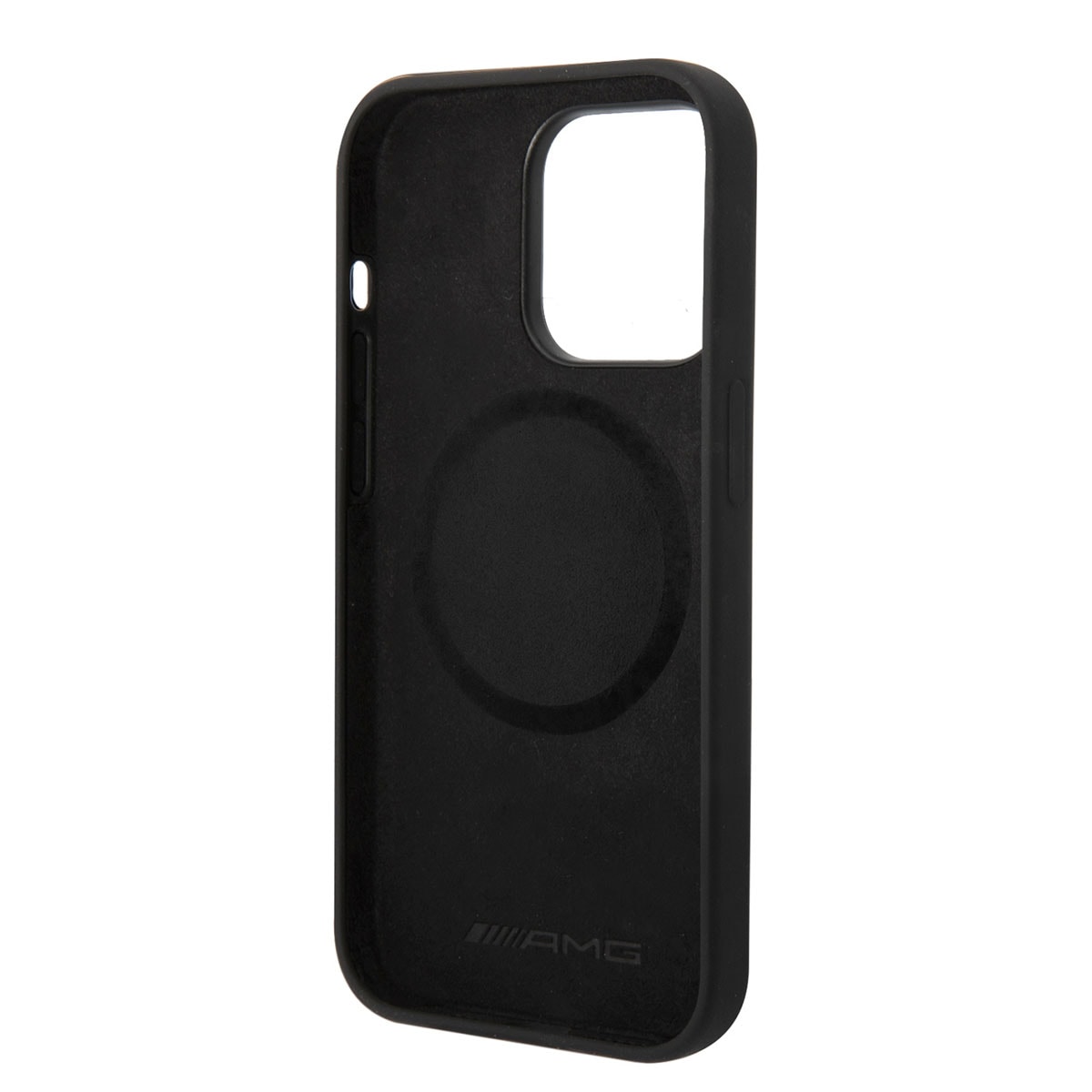 Apple iPhone 14 Pro Kılıf AMG M-safe Şarj Özellikli Büyük Logo Dizayn Kapak