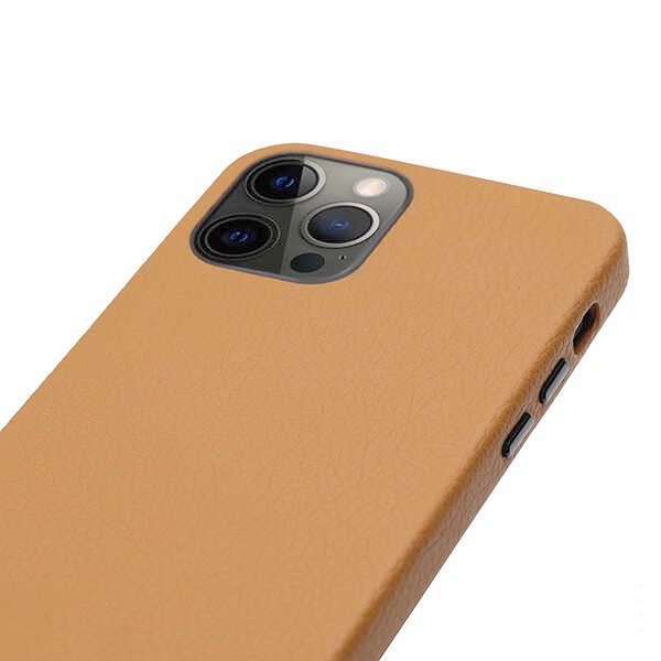 Apple iPhone 12 Kılıf ​Kajsa Litchi Kapak