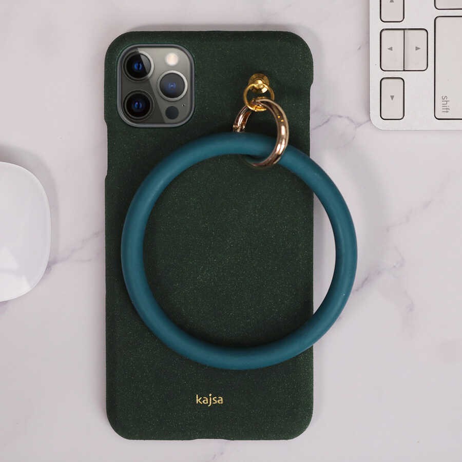 Apple iPhone 12 Kılıf Kajsa Splendid Serisi Morandi Ring Kapak