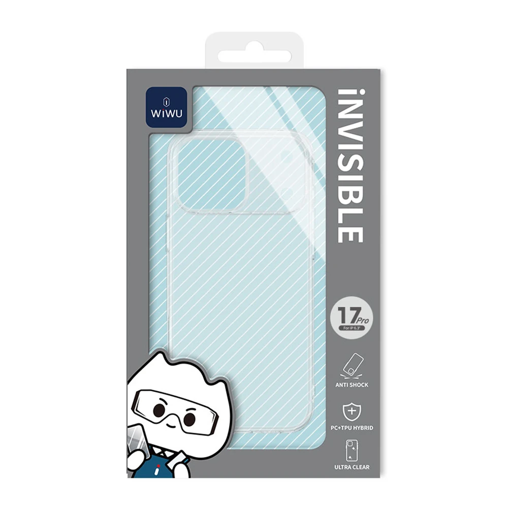 Apple iPhone 17 Pro Kılıf Wiwu YXK-206 Invisible Sert PC Kapak