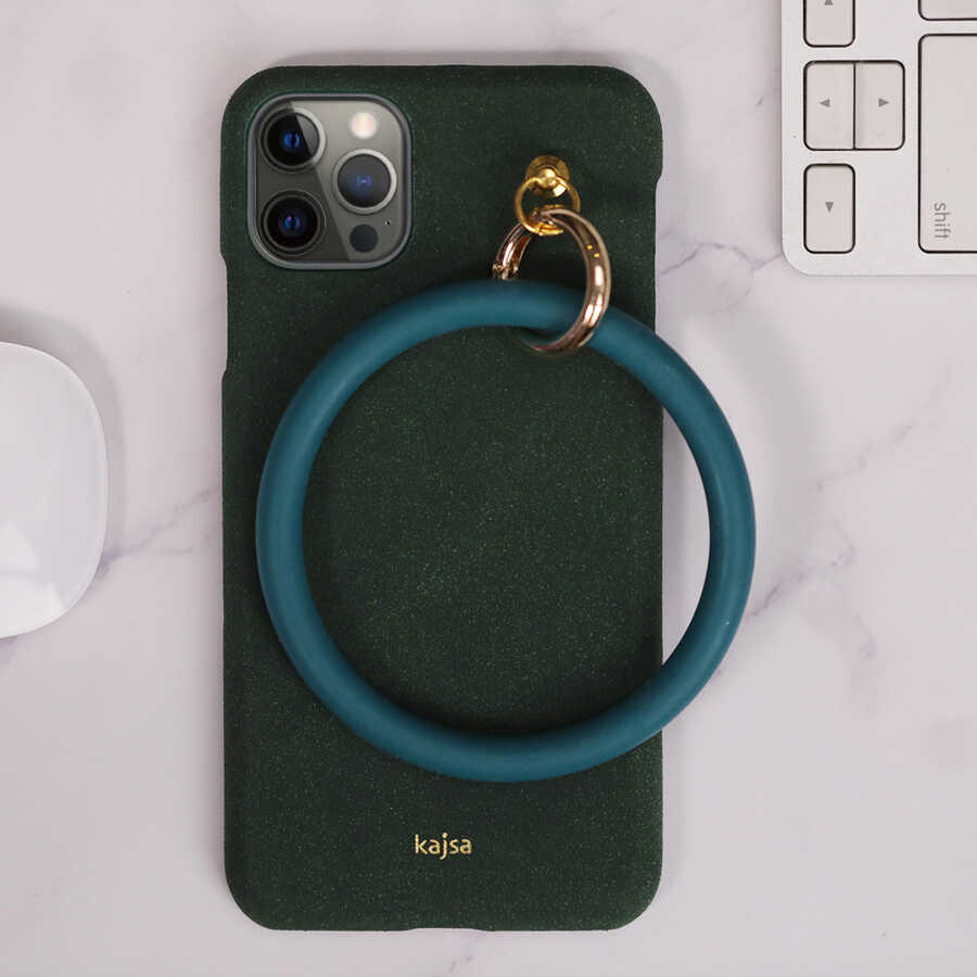 Apple iPhone 12 Kılıf Kajsa Splendid Serisi Morandi Ring Kapak