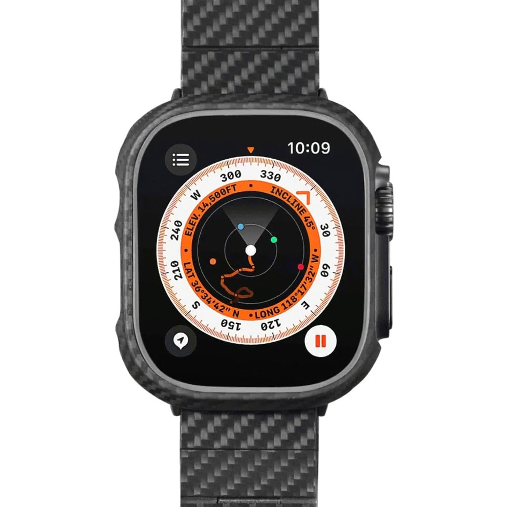 Apple Watch Ultra 49mm 600D Aramid Fiber Classic Serisi Kasa Koruyucu Pitaka Air Case