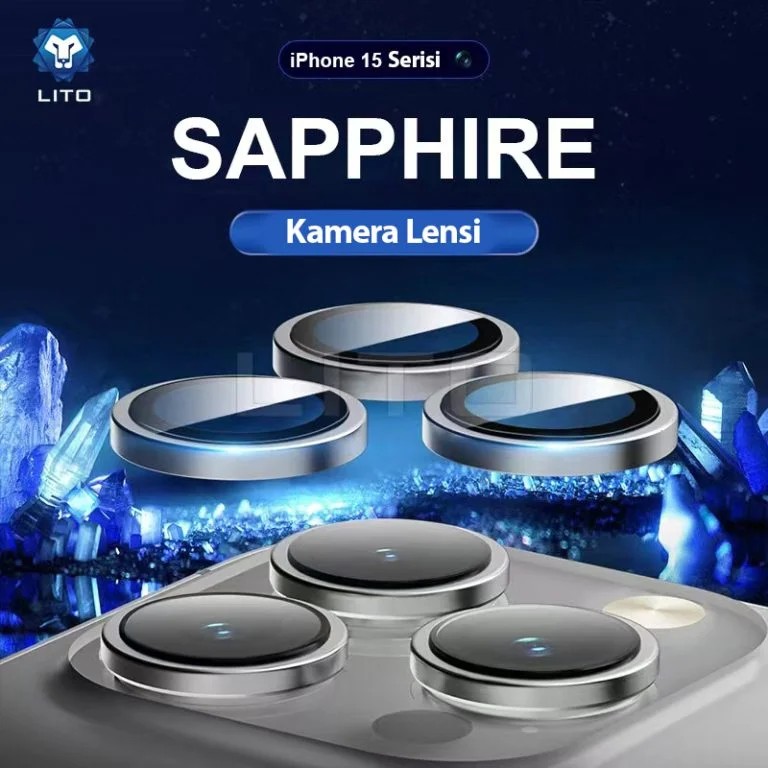 Lito S + SAPPHİRE Kamera Lens Koruyucu