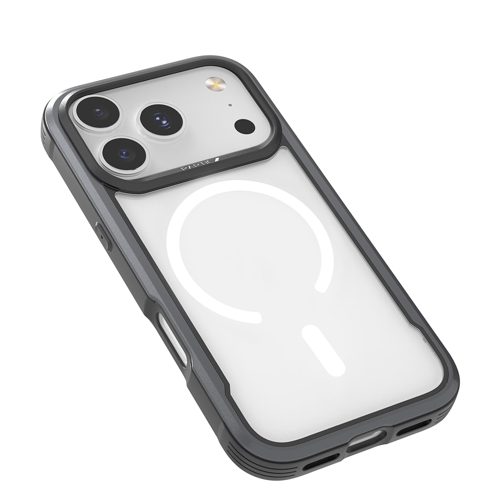 Apple iPhone 17 Pro Kılıf M-safe Şarj Özellikli Airbagli Raptic Shield Serisi Şeffaf Arka Yüzey Kapak