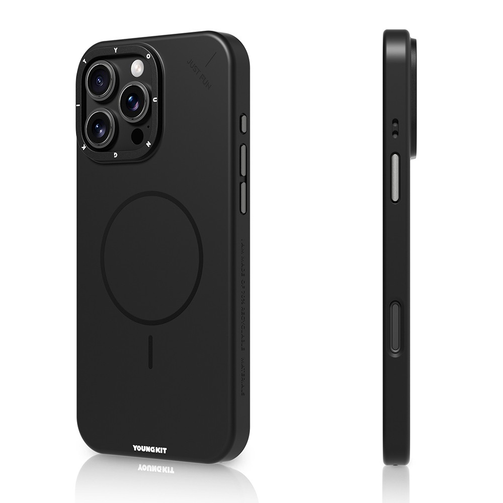 Apple iPhone 16 Pro Kılıf M-safe Şarj Özellikli Youngkit Dynamag Serisi Kapak