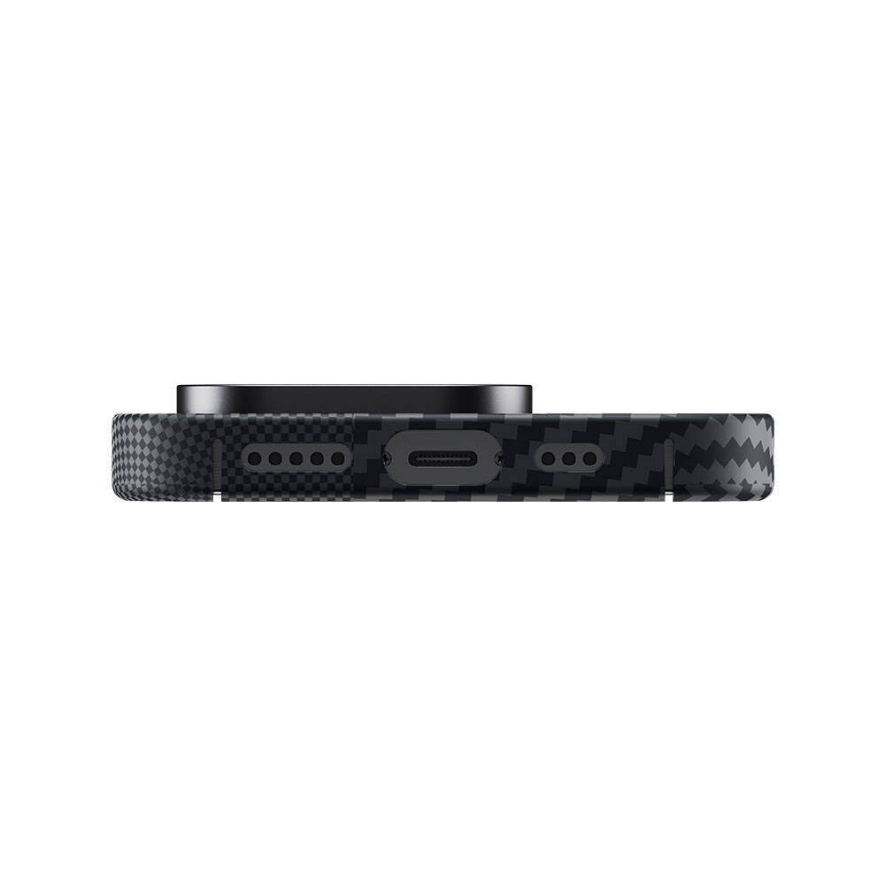 iPhone 14 Pro Max Kılıf Magsafe Şarj Özellikli Karbon Fiber Benks Montage ArmorAir Kevlar Kılıf