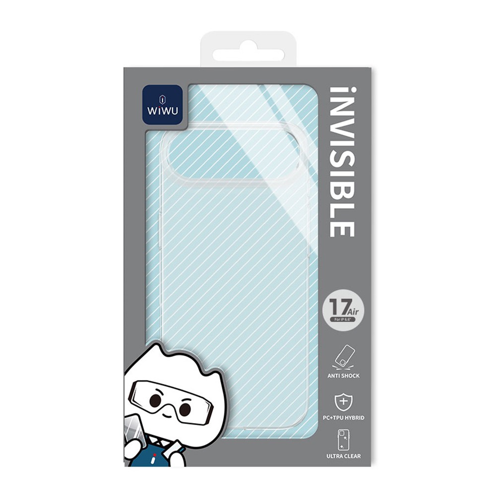 Apple iPhone 17 Air Kılıf Wiwu YXK-206 Invisible Sert PC Kapak