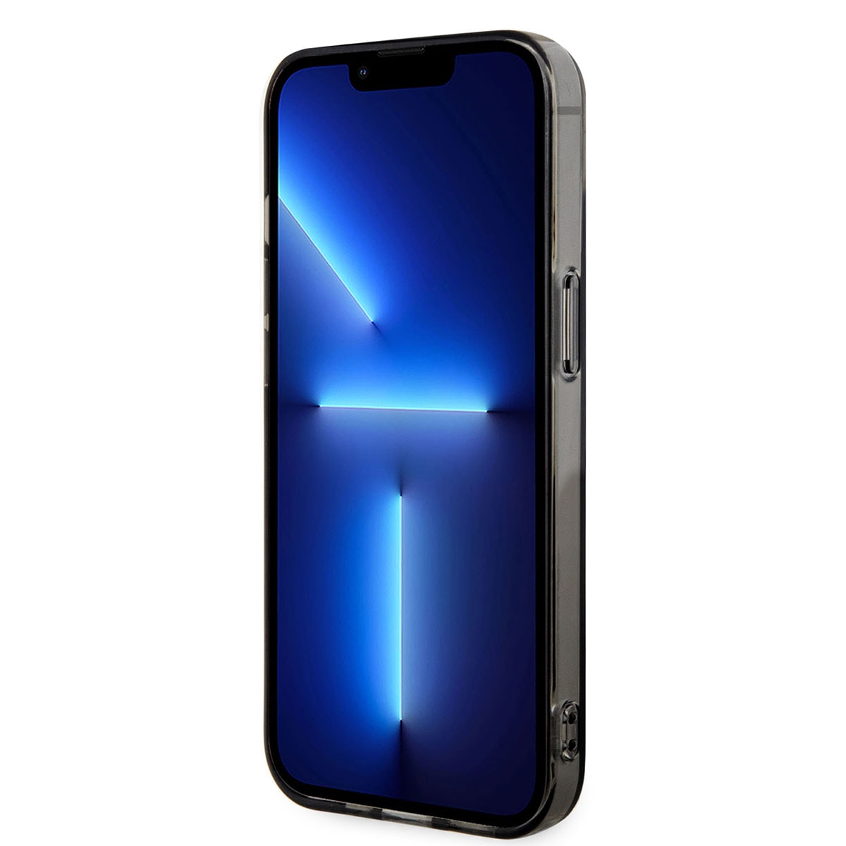 Apple iPhone 14 Plus Kılıf Ferrari M-safe Şarj Özellikli Yarı Transparan Dizayn Kapak