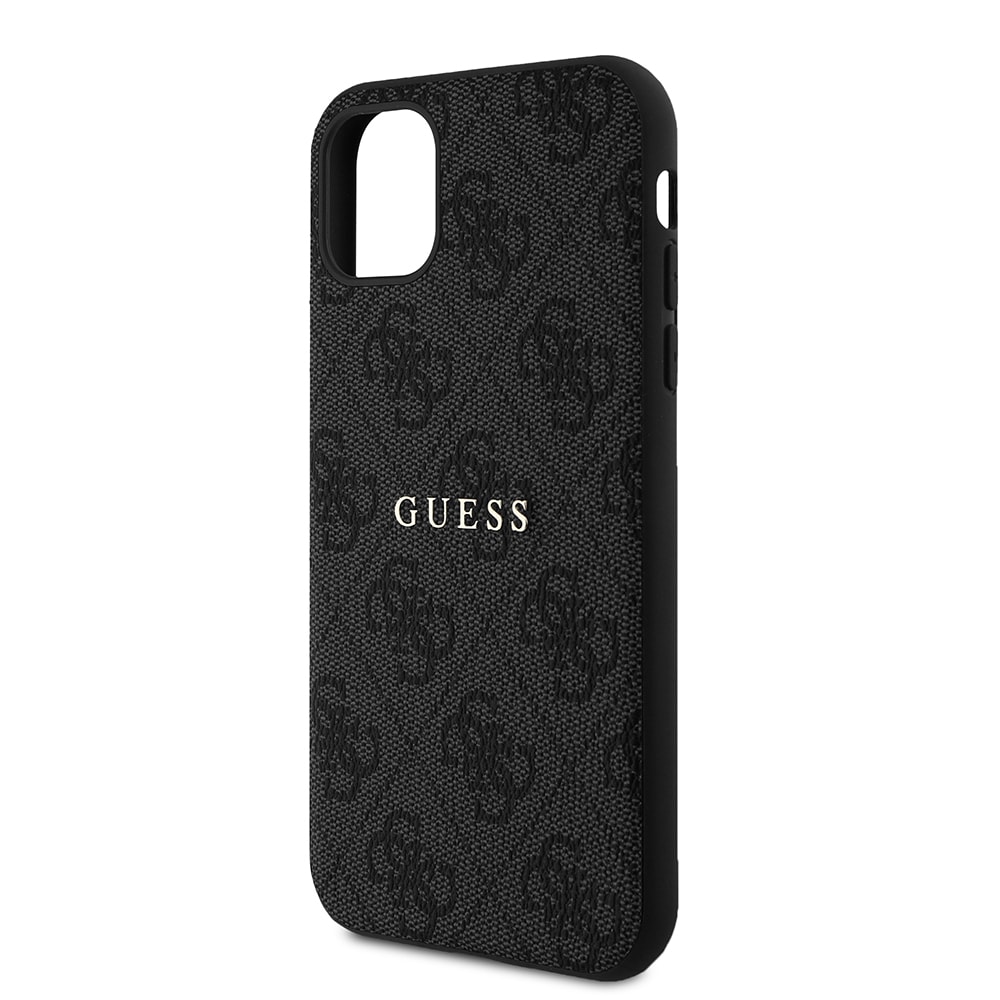 Apple iPhone 11 Kılıf Guess Orjinal Lisanslı 4G Desen Yazı Logolu Kapak