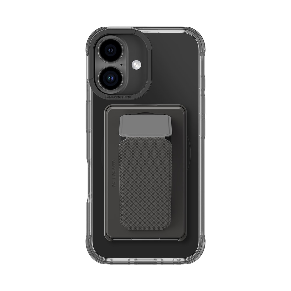 Apple iPhone 16 Kılıf M-safe Şarj Özellikli Standlı Set Amazingthing Omni Adventure Serisi Kapak