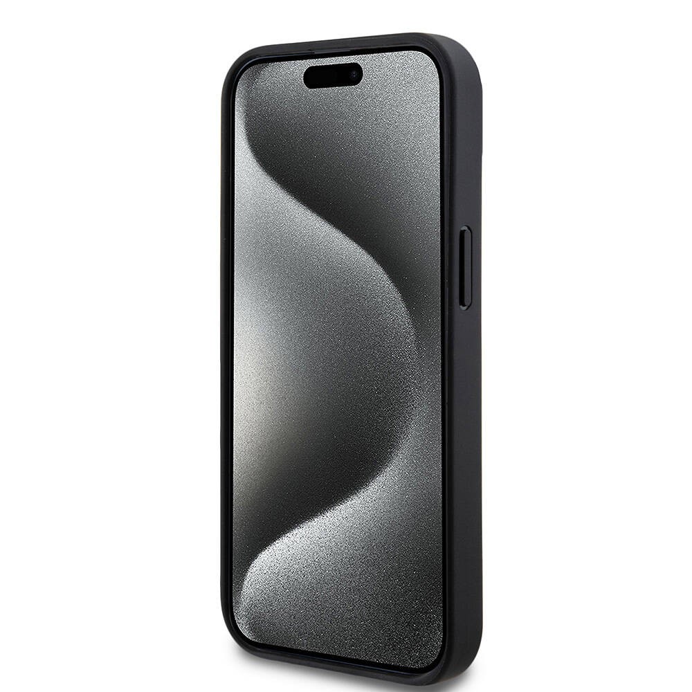 iPhone 15 Kılıf DKNY Orjinal Lisanslı 3D Yazılı Repeat Texture Pattern Kılıf